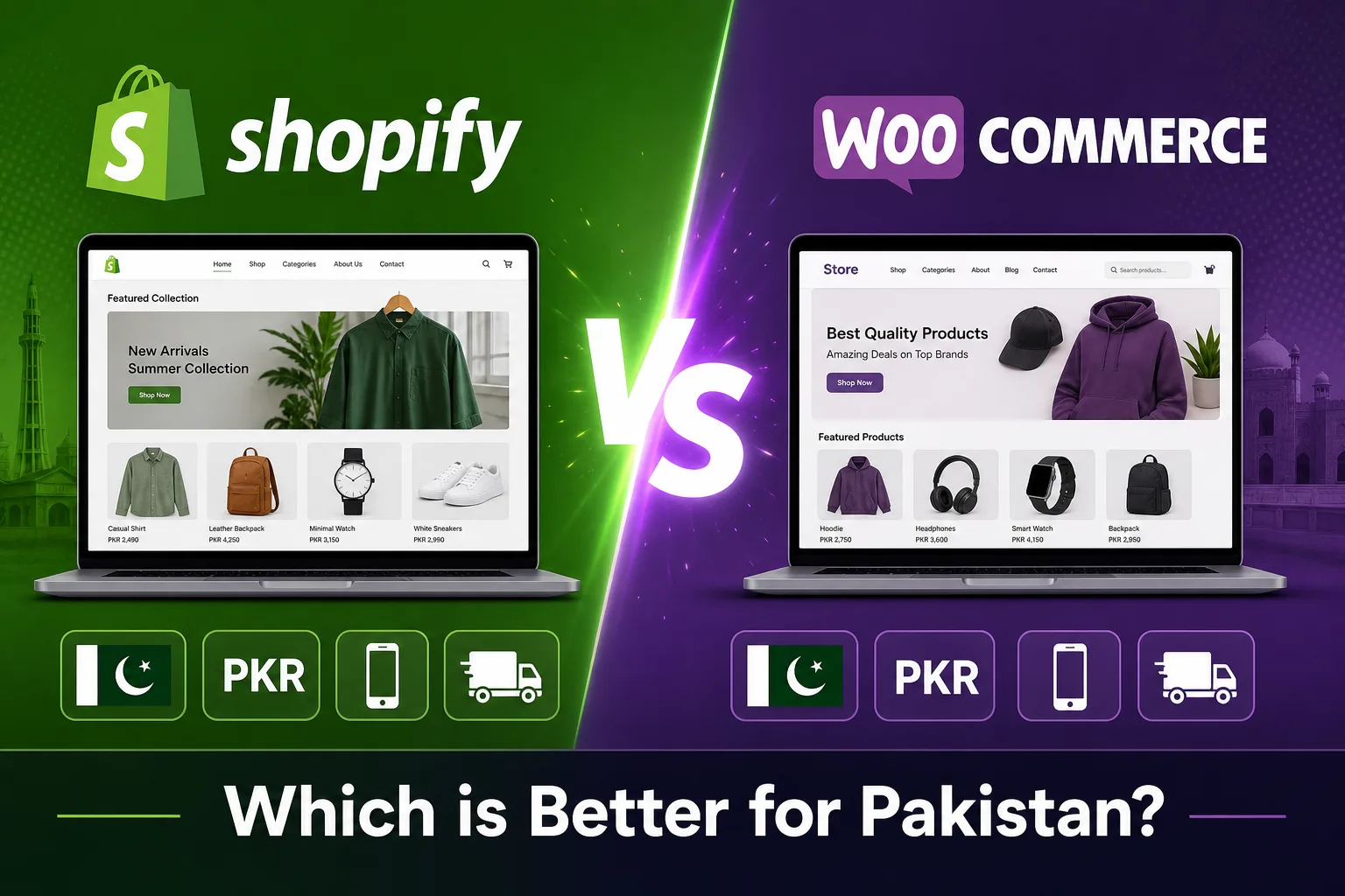 Shopify Vs Woocommerce Pakistan 2026 - Complete Honest Comparison For Pakistani Businesses