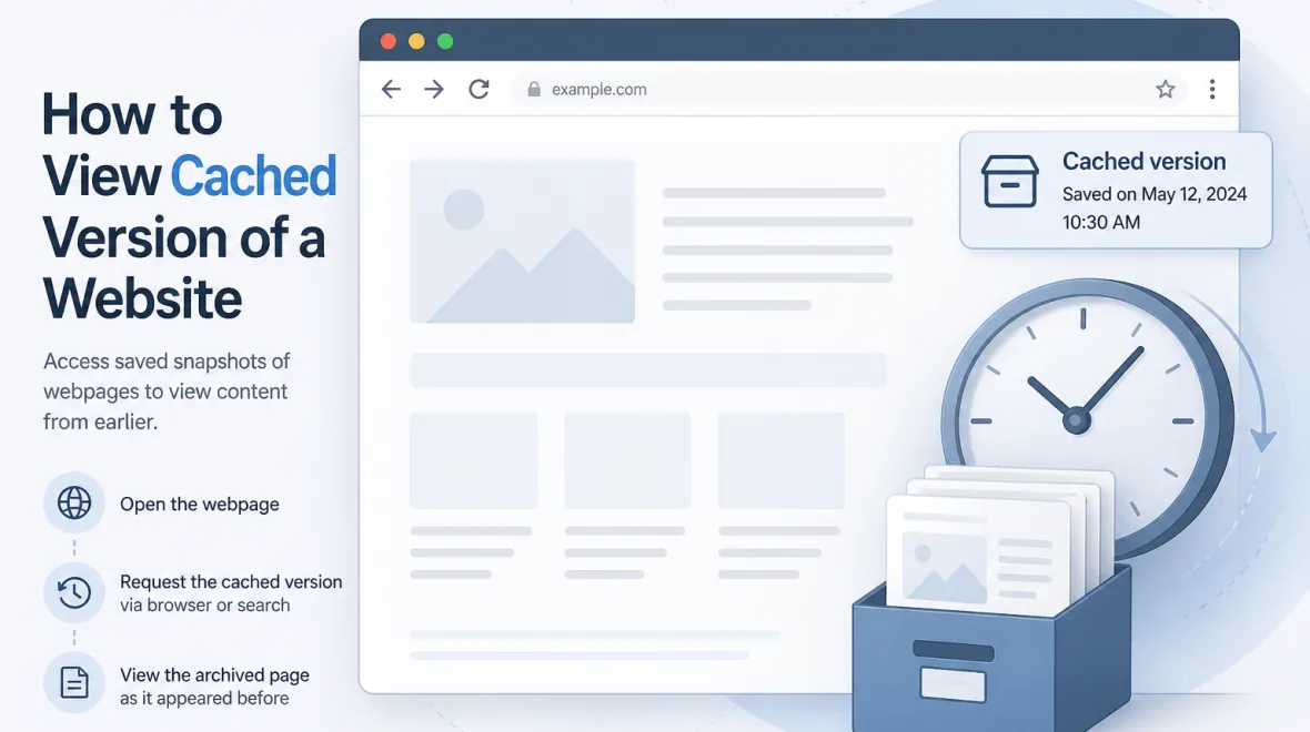 How To View Cached Version Of Website (2026 Guide)