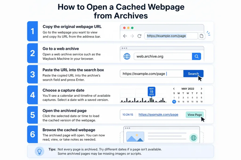 Cached-Page-Steps